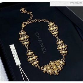 Chanel Pearls Necklace 11 2020 (YF-20040637)