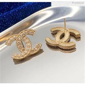 Chanel Crystal CC Earrings 45 2020 (YF-20040673)