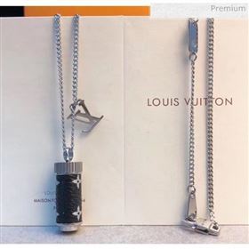 Louis Vuitton Black Monogram canvas Necklace 07 2020 (YF-20040716)