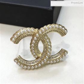 Chanel Crystal CC Brooch 46 2020 (YF-20040674)