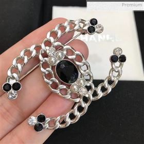 Chanel Silver CC Brooch 47 2020 (YF-20040675)