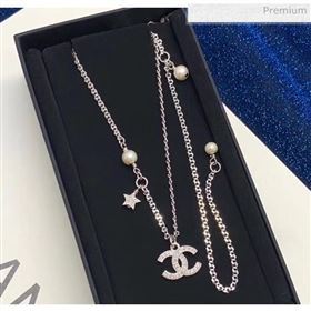 Chanel Silver Necklace 51 2020 (YF-20040679)