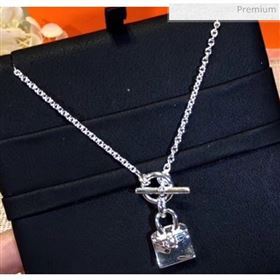 Hermes Silver Bag Necklace 08 2020 (YF-20040717)