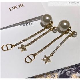 Dior Pearl Crystal Tassel Earrings 20 2020 (YF-20040646)