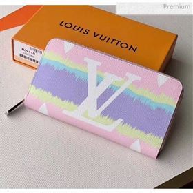 Louis Vuitton Monogram canvas LV Escale Zippy Wallet M69110 Pink 2020 (K-20041730)