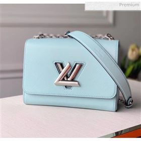 Louis Vuitton Epi Leather Twist MM Bag Light Blue M56372 2020 (K-20041728)