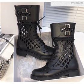 Dior Black D-Trap Matte Calfskin Low Boot 2020 (RS-20042001)