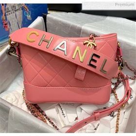 Chanel Calfskin CHANELS GABRIELLE Small Hobo Bag AS0865 Pink 2020 (SS-20042227)