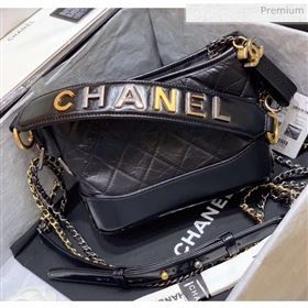 Chanel Samll CHANELS GABRIELLE Hobo Bag in Aged Calfskin AS0865 Black 2020(Top Quality) (SY-20042230)