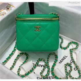 Chanel Mini Vanity with Classic Chain AP1340 Green 2020 (SS-20042501)