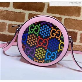 Gucci GG Psychedelic Round Shoulder Bag Pink 2020 (XYS-20043037)