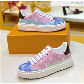 Louis Vuitton LV Escale Time Out Sneaker in Monogram Canvas Pink 2020 (SY-20050201)