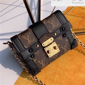 Louis Vuitton Essential Trunk Monogram Canvas Box Chain Bag M68566 Black (KI-0022306)