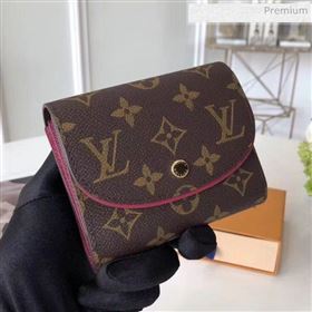 Louis Vuitton Ariane Monogram Canvas Compact Wallet Fuchsia (KI-0022407)