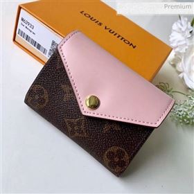 Louis Vuitton Zoé Small Wallet M62932 Monogram Canvas/Pink Leather  (KI-0022413)