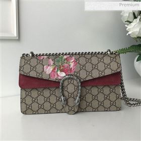 Gucci Dionysus Bloom GG Canvas Small Shoulder Bag 499623 Burgundy 2020 (DLH-20030834)