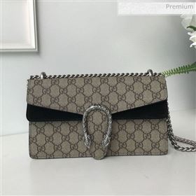 Gucci Dionysus GG Canvas Small Shoulder Bag 499623 Black 2020 (DLH-20030832)