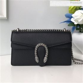 Gucci Dionysus Leather Small Shoulder Bag 499623 Black 2020 (DLH-20030829)