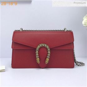 Gucci Dionysus Leather Small Shoulder Bag 400249 Red  (DLH-20031123)