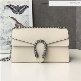 Gucci Dionysus Pig-Grained Leather Small Shoulder Bag 400249 White  (DLH-20031127)