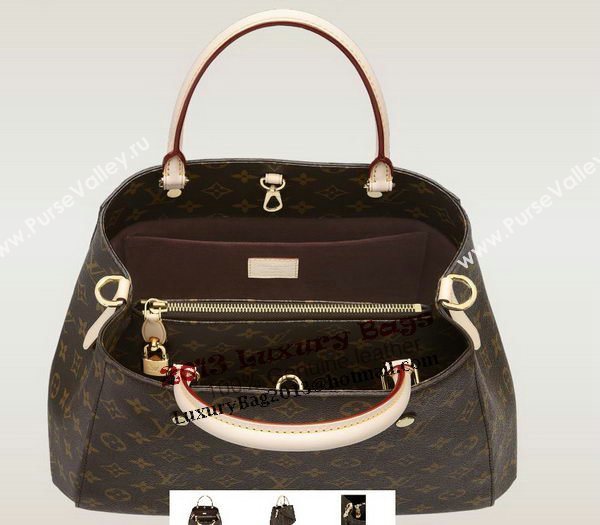 2014 Louis Vuitton Monogram Canvas Montaigne MM M41056