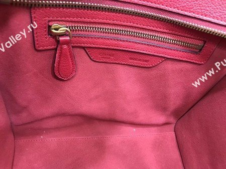 Celine Luggage Micro Tote Bag Original Leather CLY33081M Red