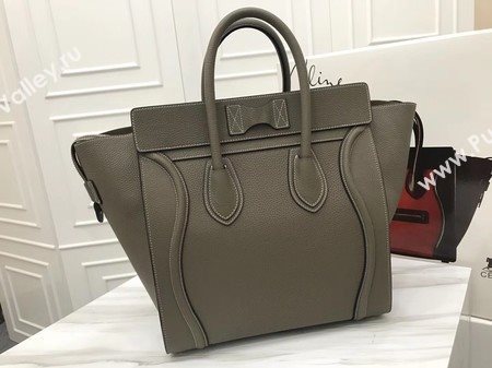 Celine Luggage Mini Tote Bag Original Leather CLY33081L Khaki