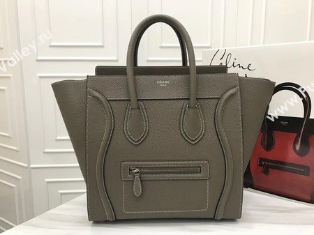 Celine Luggage Mini Tote Bag Original Leather CLY33081L Khaki