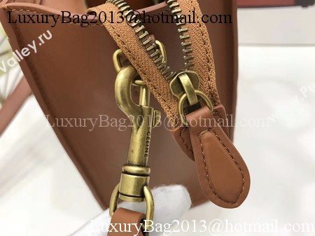 Celine Luggage Nano Tote Bag Original Leather CC3560 Brown