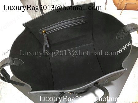 Celine Luggage Phantom Tote Bag Calfskin Leather CT3372 Black