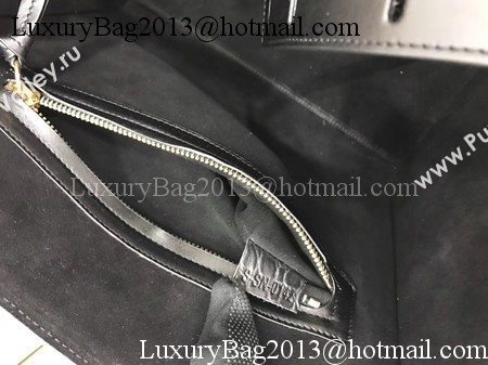 Celine Luggage Phantom Tote Bag Croco Leather CT3372 Black