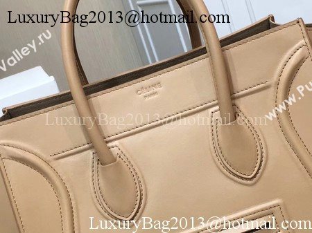 Celine Luggage Phantom Tote Bag Smooth Leather CT3372 Apricot