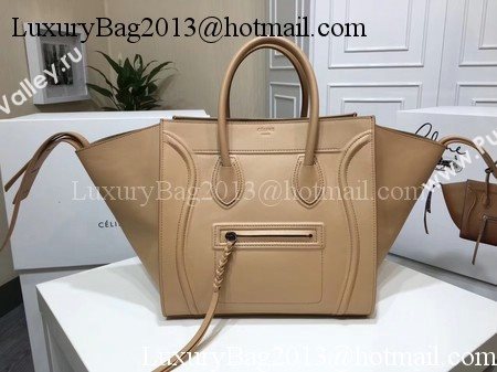 Celine Luggage Phantom Tote Bag Smooth Leather CT3372 Apricot