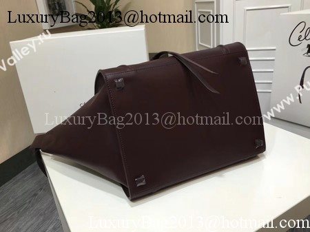 Celine Luggage Phantom Tote Bag Smooth Leather CT3372 Wine