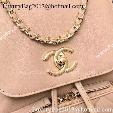 Chanel Original Leather Backpack CHA2590 Apricot