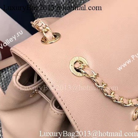 Chanel Original Leather Backpack CHA2590 Apricot