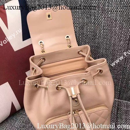 Chanel Original Leather Backpack CHA2590 Apricot