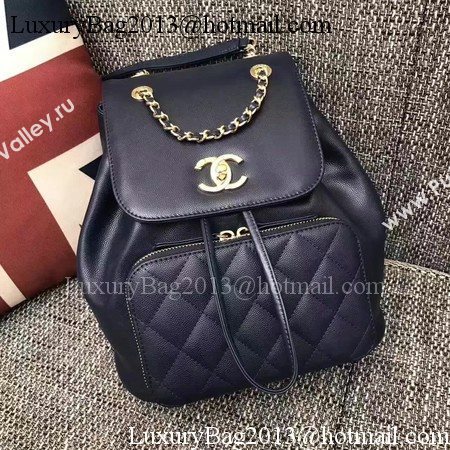 Chanel Original Leather Backpack CHA2590 Black