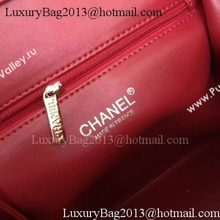 Chanel Original Leather Backpack CHA2590 Red