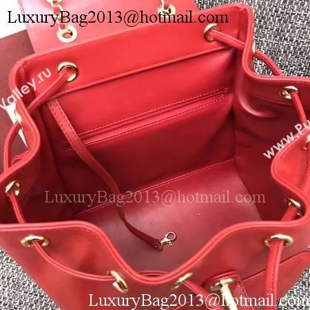 Chanel Original Leather Backpack CHA2590 Red