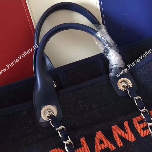 Chanel Deauville Tote Bag Original Canvas Leather A68047-10