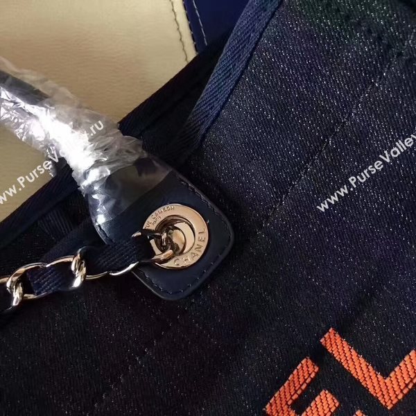 Chanel Deauville Tote Bag Original Canvas Leather A68047-10