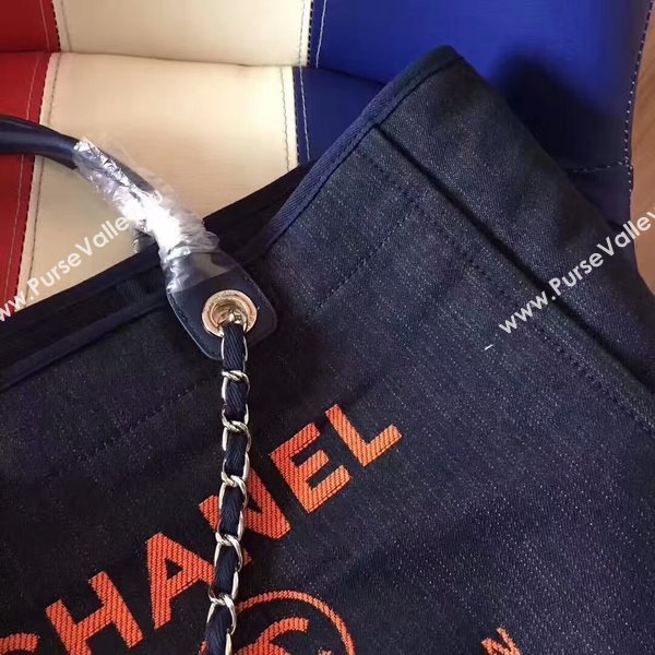 Chanel Deauville Tote Bag Original Canvas Leather A68047-10