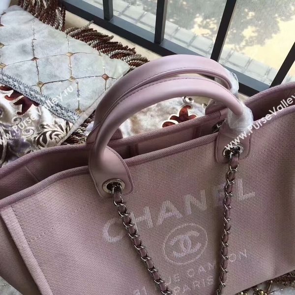 Chanel Deauville Tote Bag Original Canvas Leather A68047-15