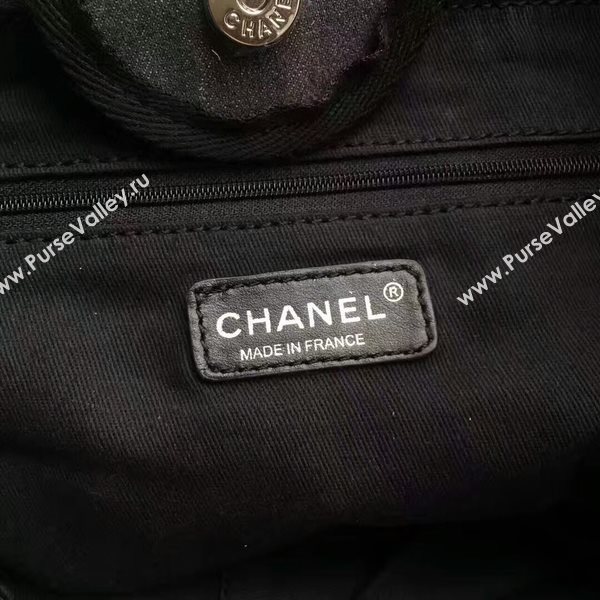 Chanel Deauville Tote Bag Original Canvas Leather A68047-2