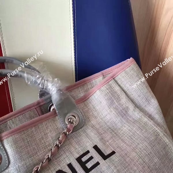 Chanel Deauville Tote Bag Original Canvas Leather A68047-4