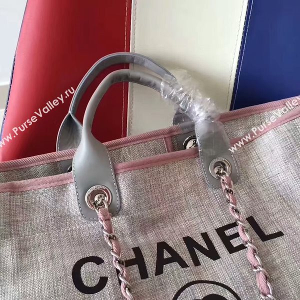 Chanel Deauville Tote Bag Original Canvas Leather A68047-4