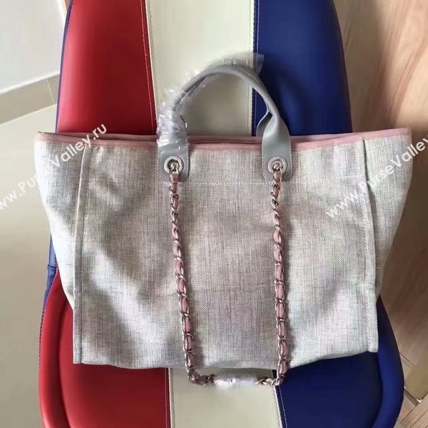 Chanel Deauville Tote Bag Original Canvas Leather A68047-4
