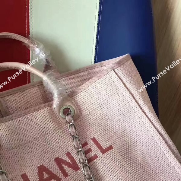 Chanel Deauville Tote Bag Original Canvas Leather A68047-6