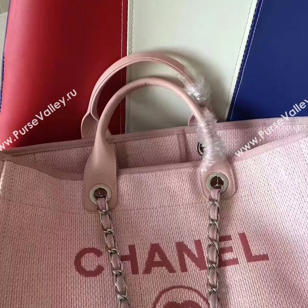 Chanel Deauville Tote Bag Original Canvas Leather A68047-6